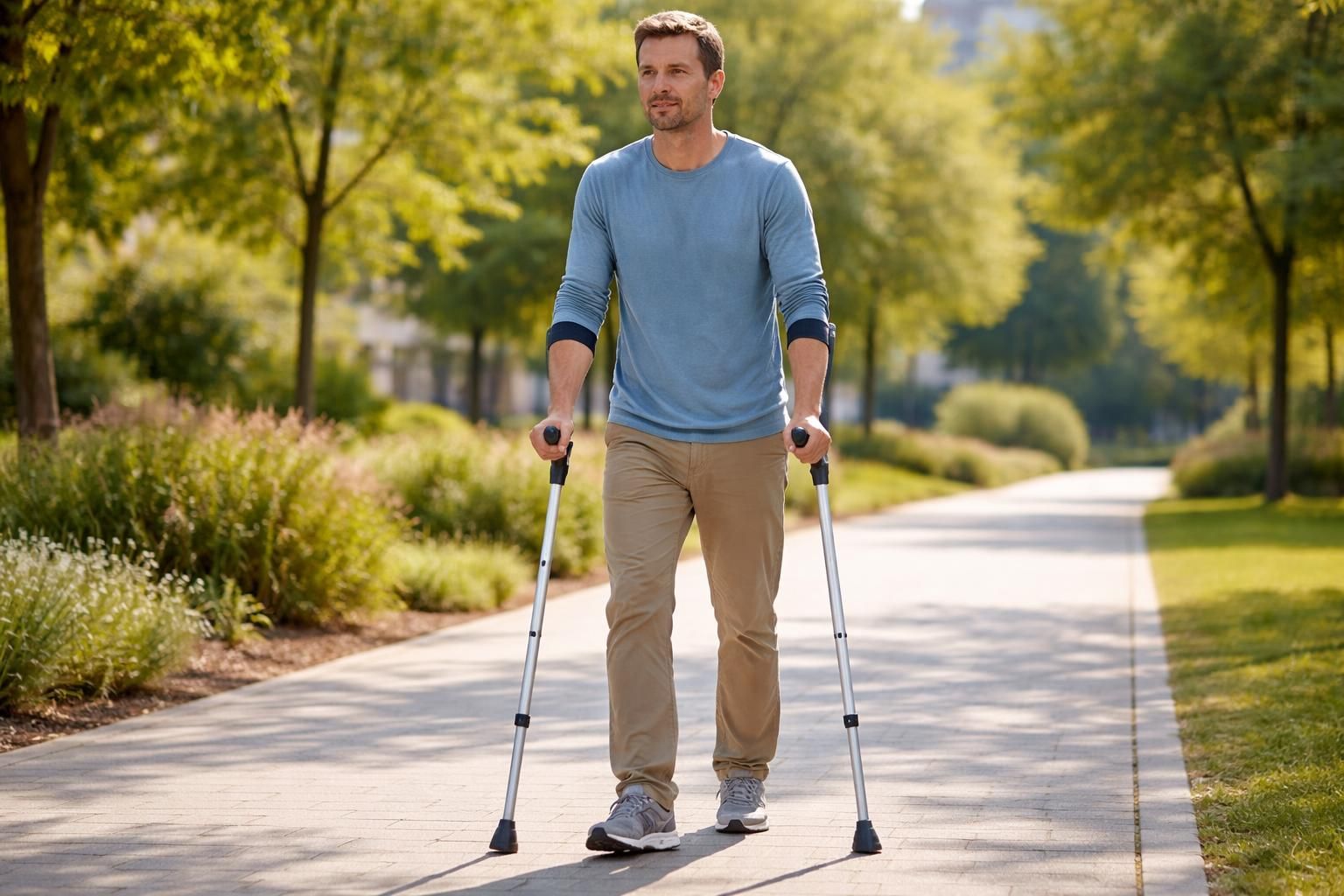 Astuces pour une marche optimale avec des béquilles : sécurité et confort Astuces pour une marche optimale avec des béquilles : sécurité et confort