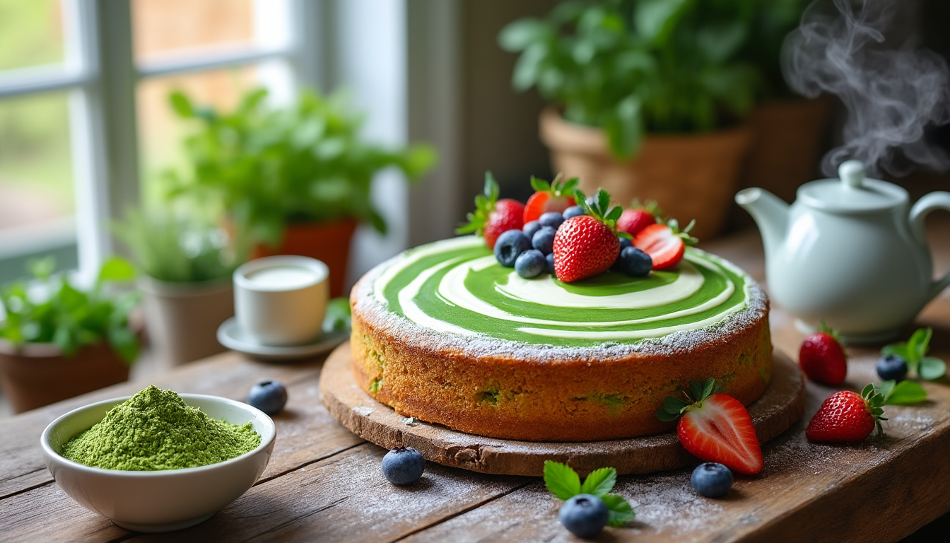 Découvrez les bienfaits du gâteau au yaourt et thé matcha pour votre santé Découvrez les bienfaits du gâteau au yaourt et thé matcha pour votre santé