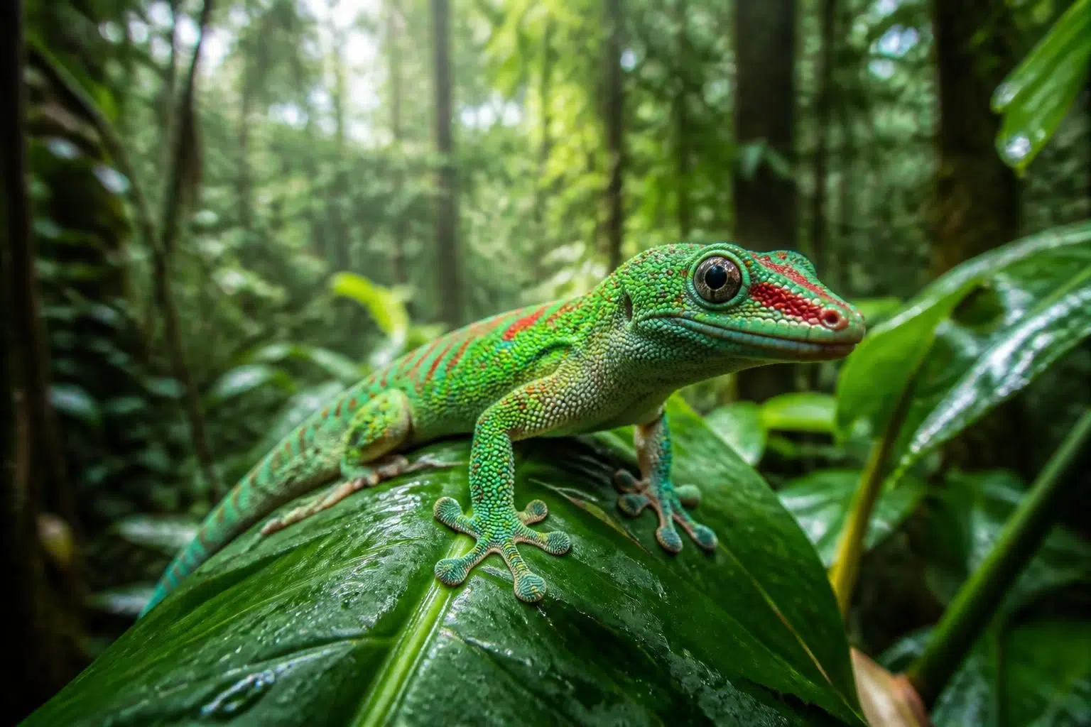 Découvrez les secrets fascinants des phelsuma grandis dans leur habitat naturel Découvrez les secrets fascinants des phelsuma grandis dans leur habitat naturel