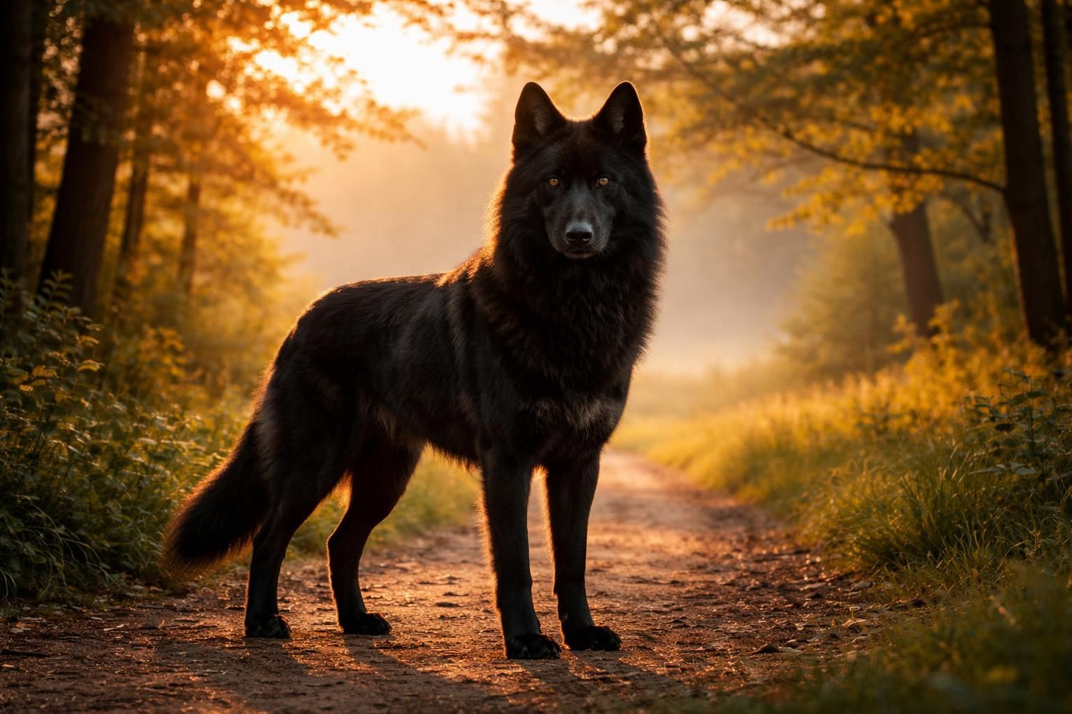 Découvrez pourquoi le chien loup noir est un compagnon exceptionnel Découvrez pourquoi le chien loup noir est un compagnon exceptionnel