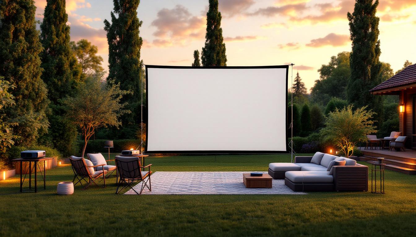 Écran de projection extérieur : des équipements pour tous les budgets