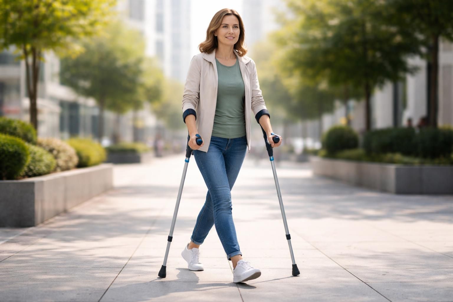 Étapes essentielles pour marcher avec des cannes anglaises efficacement Étapes essentielles pour marcher avec des cannes anglaises efficacement