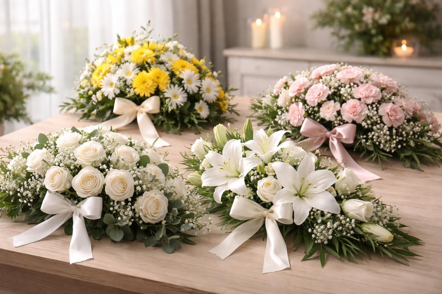 Guide pour choisir une gerbe de fleurs en hommage funéraire