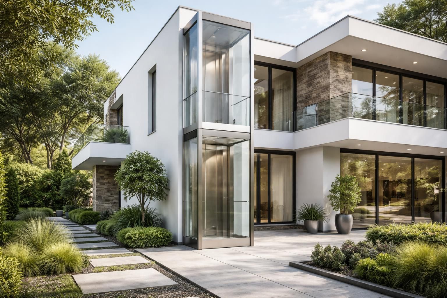 Installer un ascenseur extérieur design et pratique pour votre maison