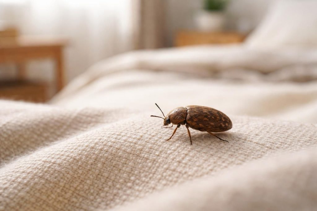 Les secrets du petit insecte marron dans la maison comme la chambre : comment les identifier ?