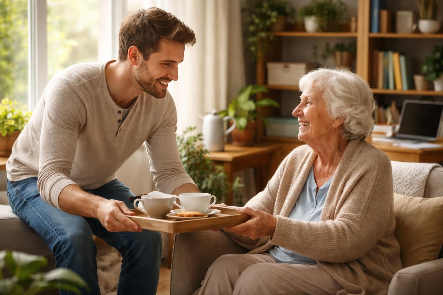 Logement contre service : hébergement chez une personne âgée avec troc de services Logement contre service : hébergement chez une personne âgée avec troc de services