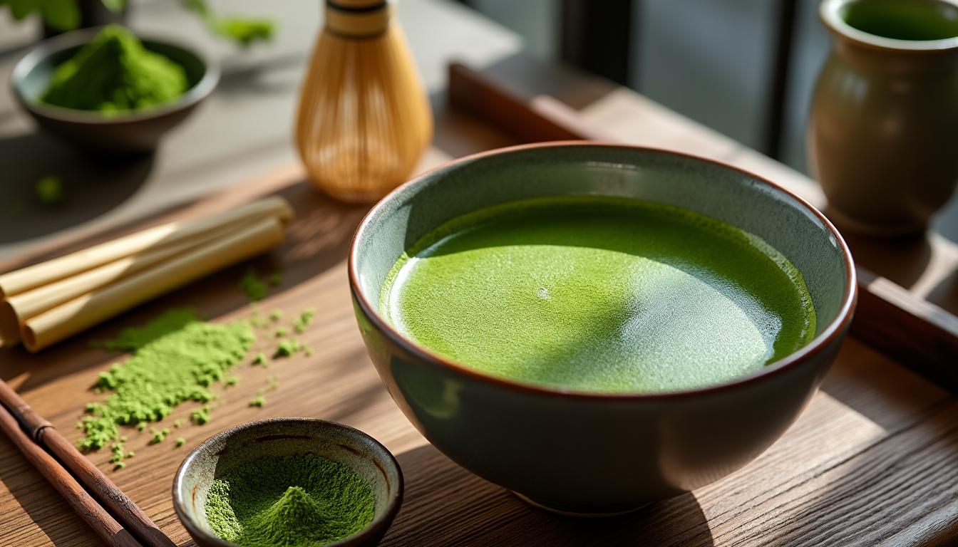 Poudre de thé vert bio matcha : Boisson énergisante ou simple goût sophistiqué ? Poudre de thé vert bio matcha : Boisson énergisante ou simple goût sophistiqué ?
